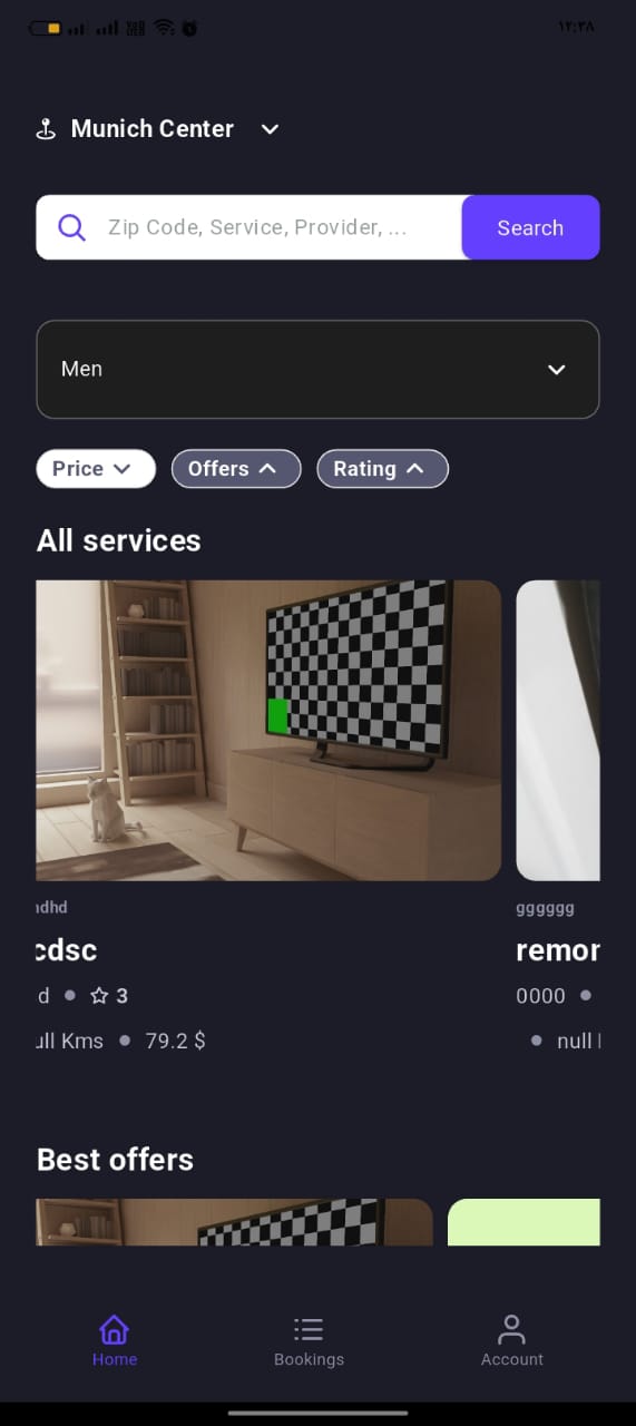 Beauty Taxi App Screenshot 5